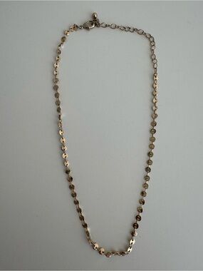 Gold Disc Chain Necklace - Women Jewelry